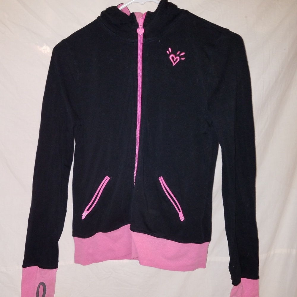 Justice size 12 zip up hoodie